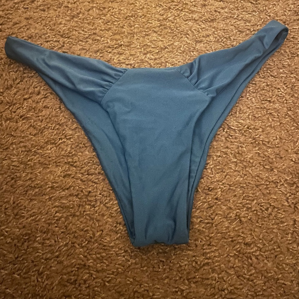 blue bikini bottoms